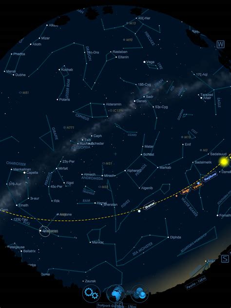 night sky map tonight|Sky Map Online.
